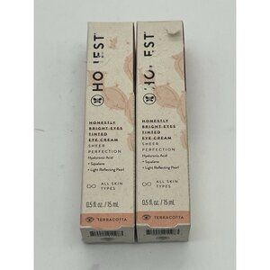 Honest Honestly Bright Eyes Tinted Eye Cream Sheer Perfection Terracotta 0.5 oz